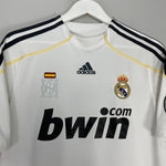 Shop 2009/10 REAL MADRID RONALDO #9 C/L HOME SHIRT (M) ADIDAS, classic football shirts, vintage football shirts & retro soccer jerseys at Cult Kits