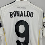 Shop 2009/10 REAL MADRID RONALDO #9 C/L HOME SHIRT (S) ADIDAS, classic football shirts, vintage football shirts & retro soccer jerseys at Cult Kits