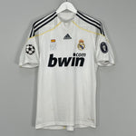 Shop 2009/10 REAL MADRID RONALDO #9 C/L HOME SHIRT (S) ADIDAS, classic football shirts, vintage football shirts & retro soccer jerseys at Cult Kits