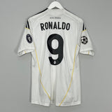 Shop 2009/10 REAL MADRID RONALDO #9 C/L HOME SHIRT (S) ADIDAS, classic football shirts, vintage football shirts & retro soccer jerseys at Cult Kits