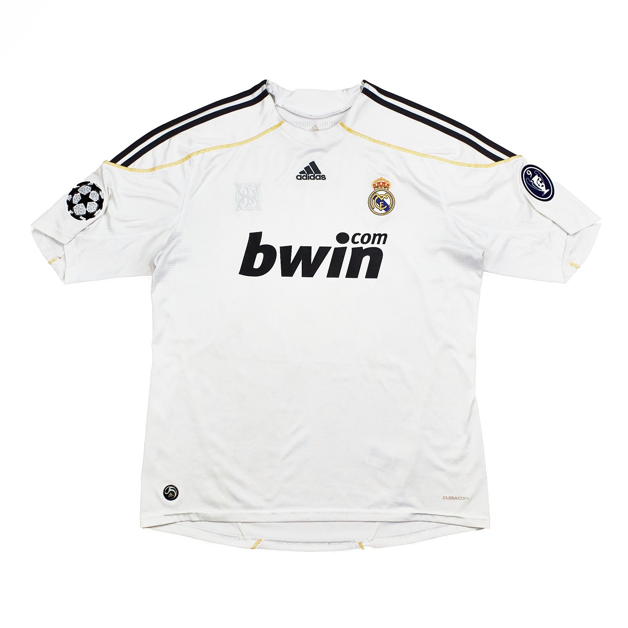 Buy 2009/10 Real Madrid Ronaldo 9 C/L Home Shirt (XL) Adidas ~ Free worldwide shipping ~ Authentic Vintage Football Shirts from Cult Kits