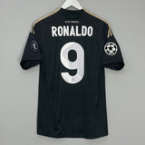 Shop 2009/10 REAL MADRID RONALDO #9 C/L THIRD SHIRT (M) ADIDAS, classic football shirts, vintage football shirts & retro soccer jerseys at Cult Kits
