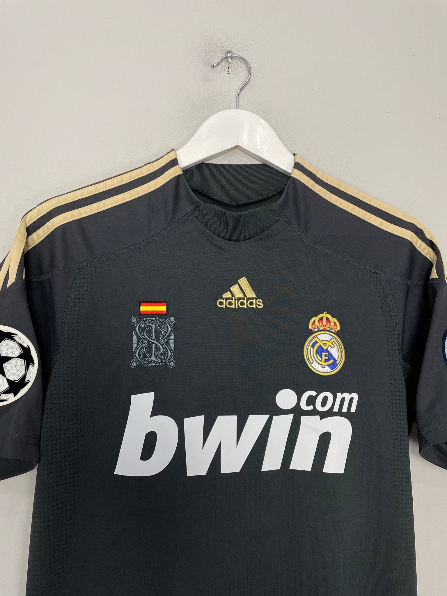 Shop 2009/10 REAL MADRID RONALDO #9 C/L THIRD SHIRT (M) ADIDAS, classic football shirts, vintage football shirts & retro soccer jerseys at Cult Kits