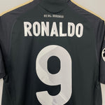 Shop 2009/10 REAL MADRID RONALDO #9 C/L THIRD SHIRT (M) ADIDAS, classic football shirts, vintage football shirts & retro soccer jerseys at Cult Kits