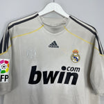 Shop 2009/10 REAL MADRID RONALDO #9 HOME SHIRT (L) ADIDAS, classic football shirts, vintage football shirts & retro soccer jerseys at Cult Kits