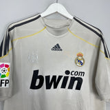 Shop 2009/10 REAL MADRID RONALDO #9 HOME SHIRT (L) ADIDAS, classic football shirts, vintage football shirts & retro soccer jerseys at Cult Kits