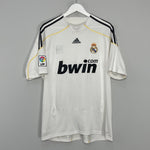 Shop 2009/10 REAL MADRID RONALDO #9 HOME SHIRT (L) ADIDAS, classic football shirts, vintage football shirts & retro soccer jerseys at Cult Kits