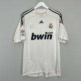 Shop 2009/10 REAL MADRID RONALDO #9 HOME SHIRT (L) ADIDAS, classic football shirts, vintage football shirts & retro soccer jerseys at Cult Kits