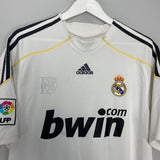 Shop 2009/10 REAL MADRID RONALDO #9 HOME SHIRT (L) ADIDAS, classic football shirts, vintage football shirts & retro soccer jerseys at Cult Kits