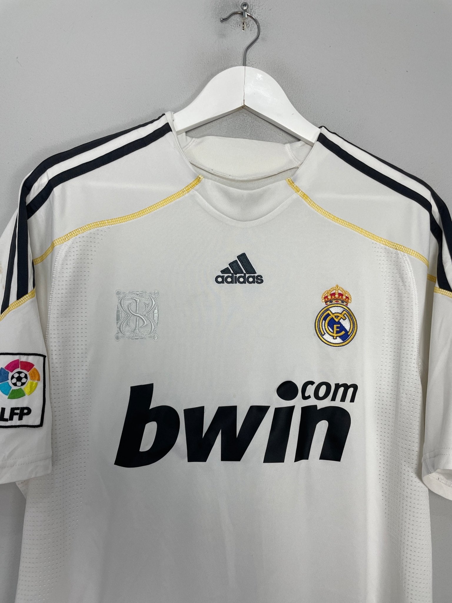 Shop 2009/10 REAL MADRID RONALDO #9 HOME SHIRT (L) ADIDAS, classic football shirts, vintage football shirts & retro soccer jerseys at Cult Kits