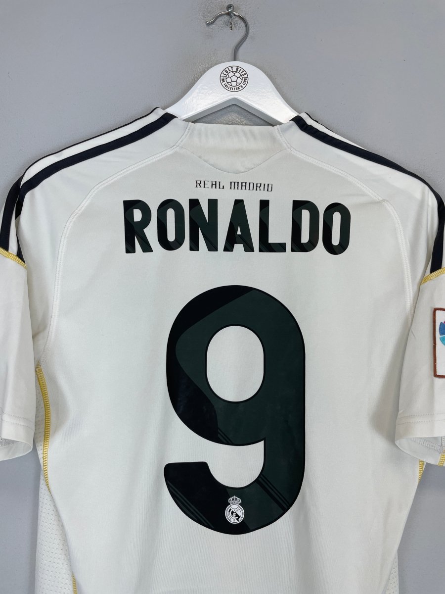 2009/10 REAL MADRID RONALDO 9 HOME SHIRT (M) ADIDAS - Cult Kits - Medium - Buy Vintage Football Shirts, Authentic Retro Football Shirts For Sale, Classic Football Shirts & Soccer Jersey