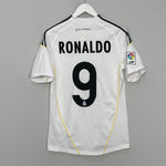 Shop 2009/10 REAL MADRID RONALDO #9 HOME SHIRT (S) ADIDAS, classic football shirts, vintage football shirts & retro soccer jerseys at Cult Kits