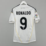Shop 2009/10 REAL MADRID RONALDO #9 HOME SHIRT (S) ADIDAS, classic football shirts, vintage football shirts & retro soccer jerseys at Cult Kits
