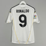 Shop 2009/10 REAL MADRID RONALDO #9 HOME SHIRT (S) ADIDAS, classic football shirts, vintage football shirts & retro soccer jerseys at Cult Kits