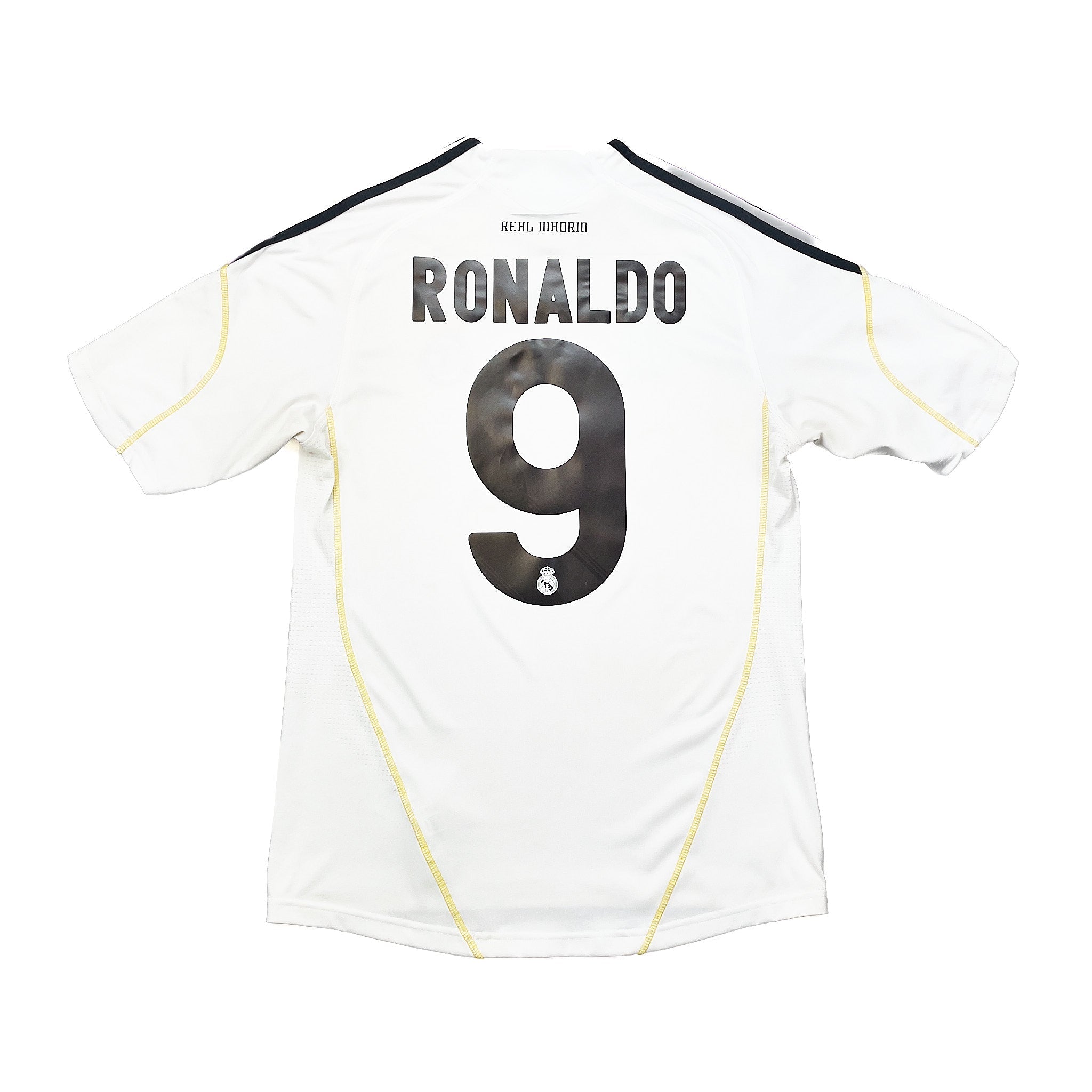 Buy 2009/10 REAL MADRID RONALDO 9 HOME SHIRT (S) ADIDAS ~ Free worldwide shipping available ~ Authentic Vintage Football Shirts from Cult Kits