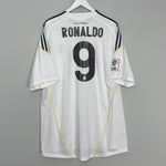 Shop 2009/10 REAL MADRID RONALDO #9 HOME SHIRT (XXL) ADIDAS, classic football shirts, vintage football shirts & retro soccer jerseys at Cult Kits