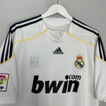 Shop 2009/10 REAL MADRID RONALDO #9 HOME SHIRT (XXL) ADIDAS, classic football shirts, vintage football shirts & retro soccer jerseys at Cult Kits
