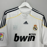 Shop 2009/10 REAL MADRID RONALDO #9 HOME SHIRT (XXL) ADIDAS, classic football shirts, vintage football shirts & retro soccer jerseys at Cult Kits