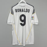 Shop 2009/10 REAL MADRID RONALDO #9 HOME SHIRT (XXL) ADIDAS, classic football shirts, vintage football shirts & retro soccer jerseys at Cult Kits