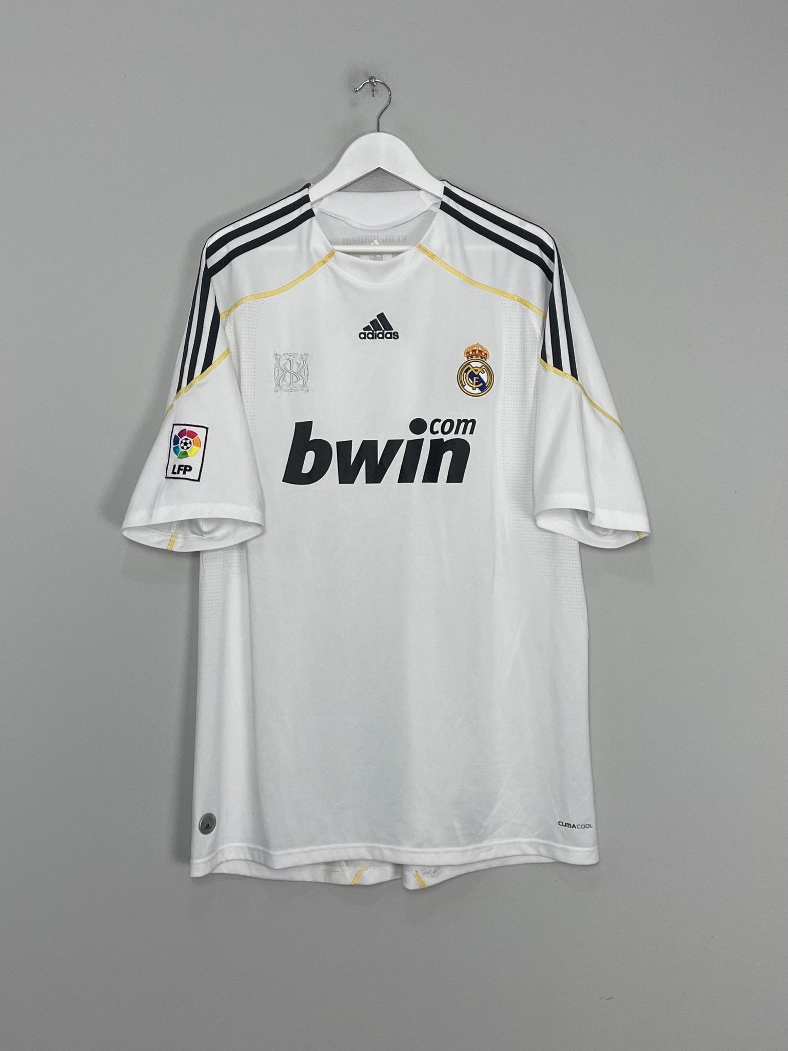 Shop 2009/10 REAL MADRID RONALDO #9 HOME SHIRT (XXL) ADIDAS, classic football shirts, vintage football shirts & retro soccer jerseys at Cult Kits