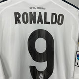 Shop 2009/10 REAL MADRID RONALDO #9 HOME SHIRT (XXL) ADIDAS, classic football shirts, vintage football shirts & retro soccer jerseys at Cult Kits