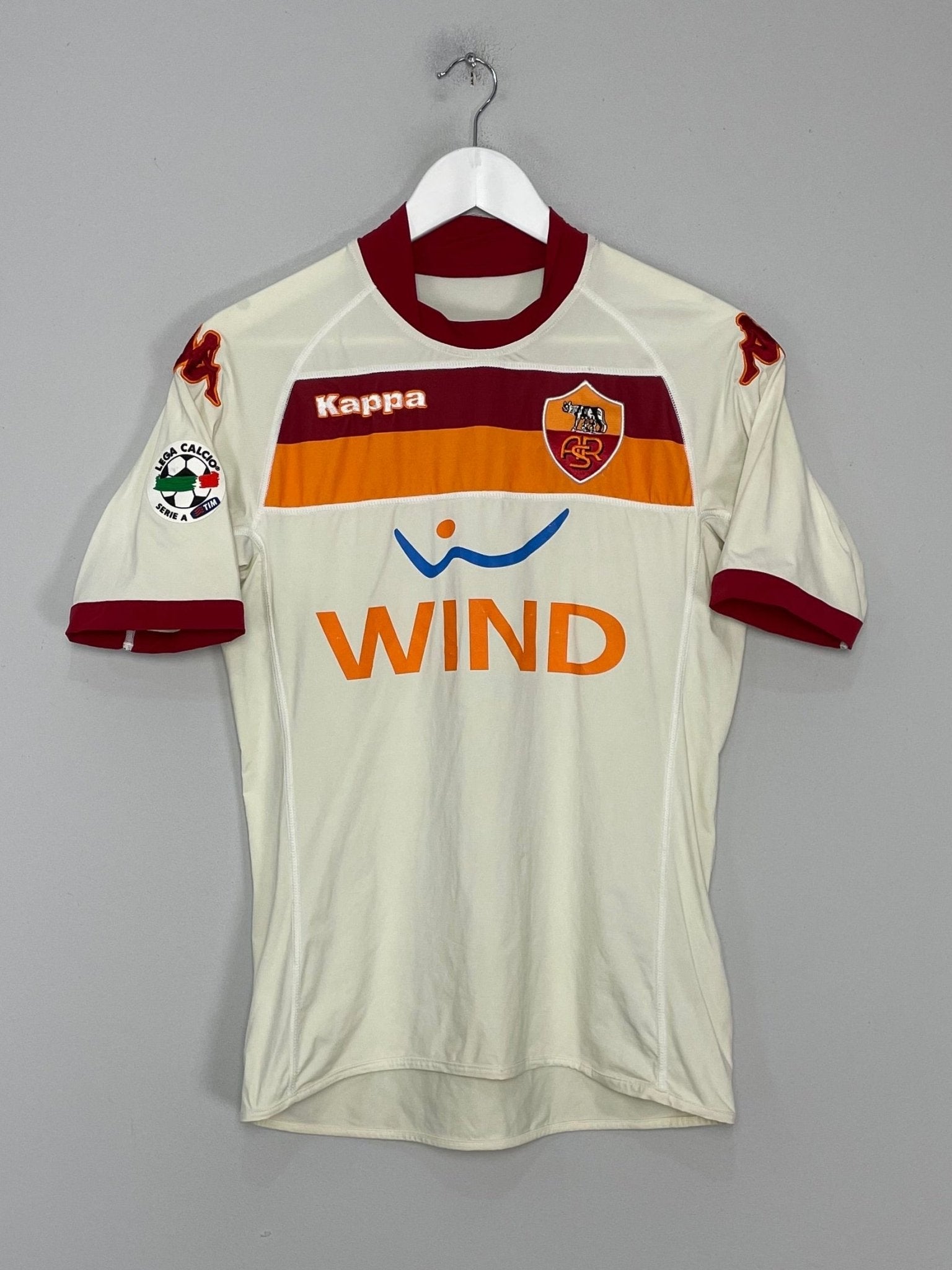 Shop 2009/10 ROMA AWAY SHIRT (XS) KAPPA, classic football shirts, vintage football shirts & retro soccer jerseys at Cult Kits
