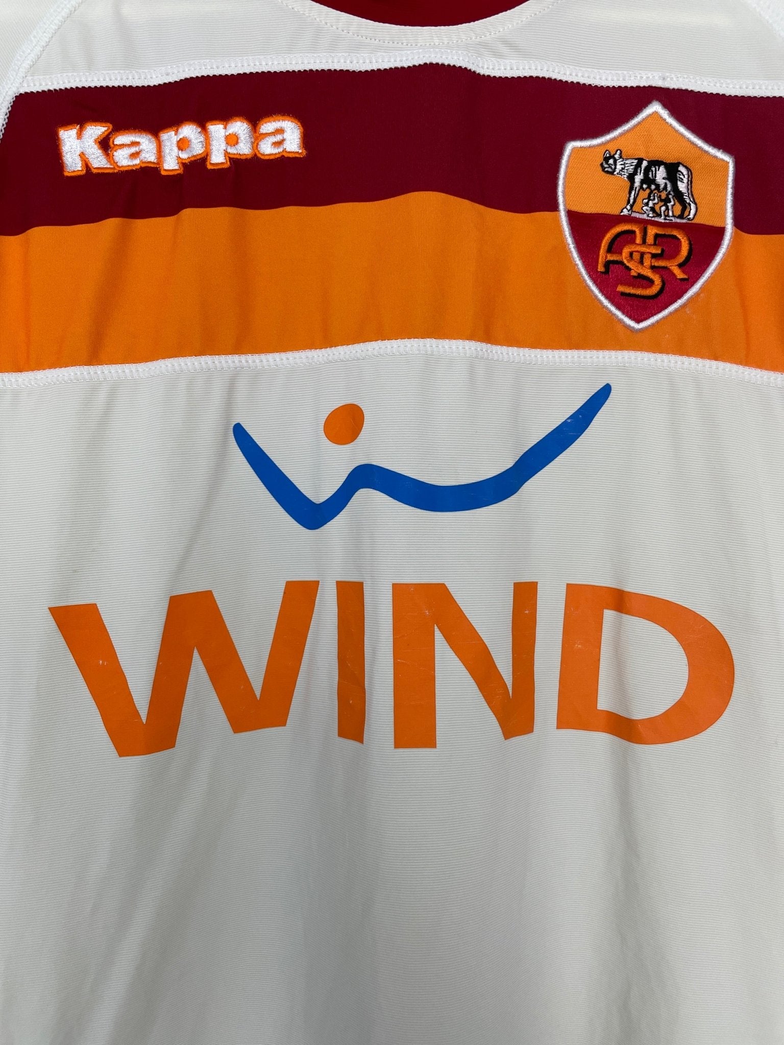 Shop 2009/10 ROMA AWAY SHIRT (XS) KAPPA, classic football shirts, vintage football shirts & retro soccer jerseys at Cult Kits