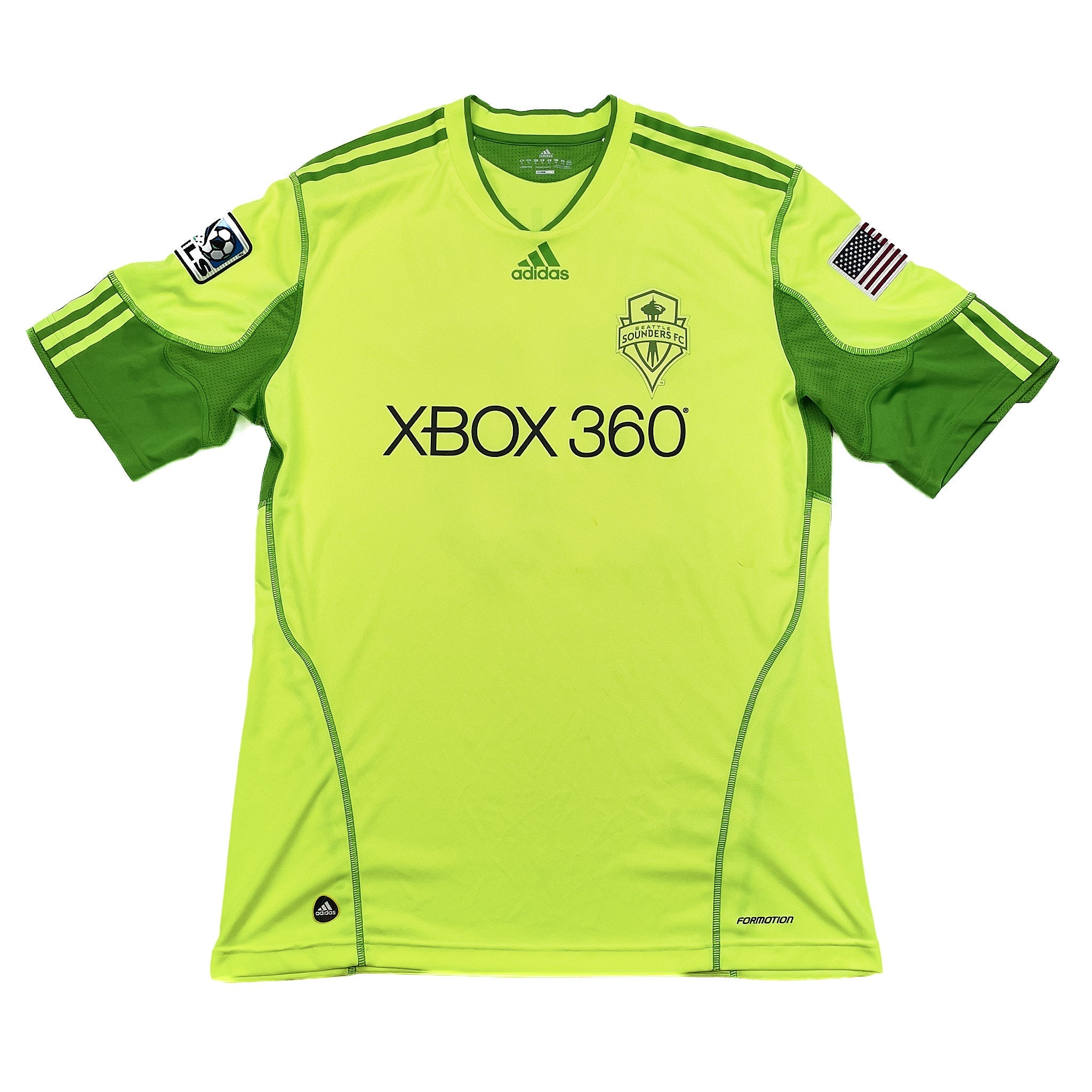 Buy 2009/10 SEATTLE SOUNDERS GRAHAM 26 *MATCH WORN vs MANCHESTER UNITED* THIRD SHIRT (XL) ADIDAS ~ Free worldwide shipping available ~ Authentic Vintage Football Shirts from Cult Kits
