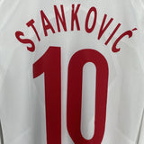 Shop 2009/10 SERBIA STANKOVIC #10 *PLAYER ISSUE* L/S AWAY SHIRT (L) NIKE, classic football shirts, vintage football shirts & retro soccer jerseys at Cult Kits