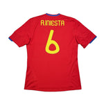 Buy 2009/10 Spain A.Iniesta 6 Home Shirt (L) Adidas ~ Free worldwide shipping ~ Authentic Vintage Football Shirts from Cult Kits