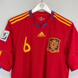 2009/10 SPAIN A.INIESTA 6 HOME SHIRT (L) ADIDAS - Cult Kits - Large - Buy Vintage Football Shirts, Authentic Retro Football Shirts For Sale, Classic Football Shirts & Soccer Jersey