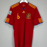 2009/10 SPAIN A.INIESTA 6 HOME SHIRT (L) ADIDAS - Cult Kits - Large - Buy Vintage Football Shirts, Authentic Retro Football Shirts For Sale, Classic Football Shirts & Soccer Jersey