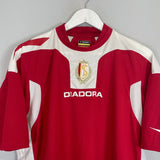 Shop 2009/10 STANDARD LIEGE HOME SHIRT (M) DIADORA, classic football shirts, vintage football shirts & retro soccer jerseys at Cult Kits