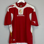 Shop 2009/10 STANDARD LIEGE HOME SHIRT (M) DIADORA, classic football shirts, vintage football shirts & retro soccer jerseys at Cult Kits