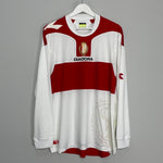 Shop 2009/10 STANDARD LIEGE L/S AWAY SHIRT (XL) DIADORA, classic football shirts, vintage football shirts & retro soccer jerseys at Cult Kits
