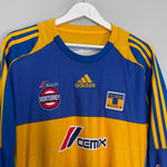 Shop 2009/10 TIGRES L/S AWAY SHIRT (XL) ADIDAS, classic football shirts, vintage football shirts & retro soccer jerseys at Cult Kits
