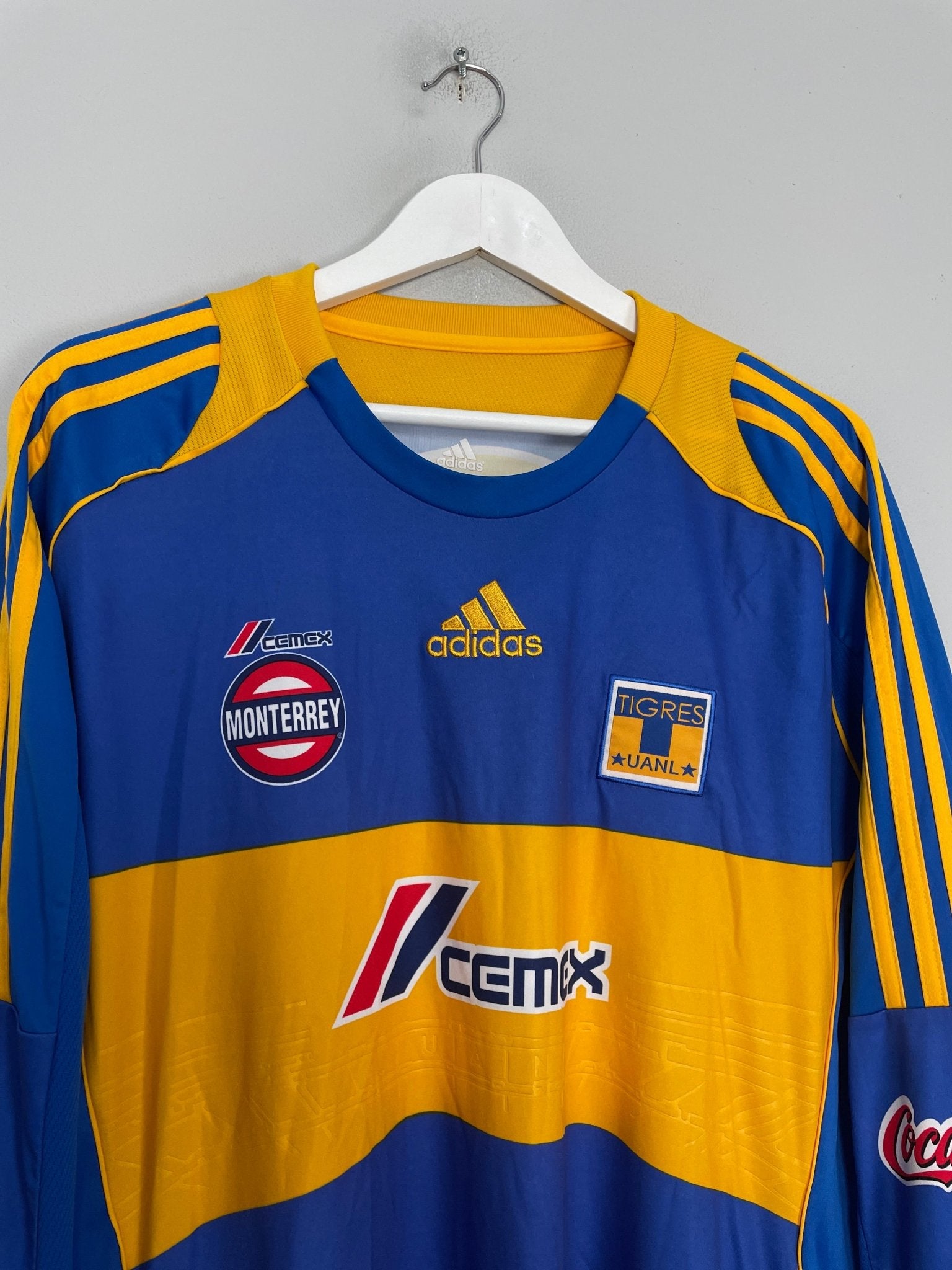 Shop 2009/10 TIGRES L/S AWAY SHIRT (XL) ADIDAS, classic football shirts, vintage football shirts & retro soccer jerseys at Cult Kits