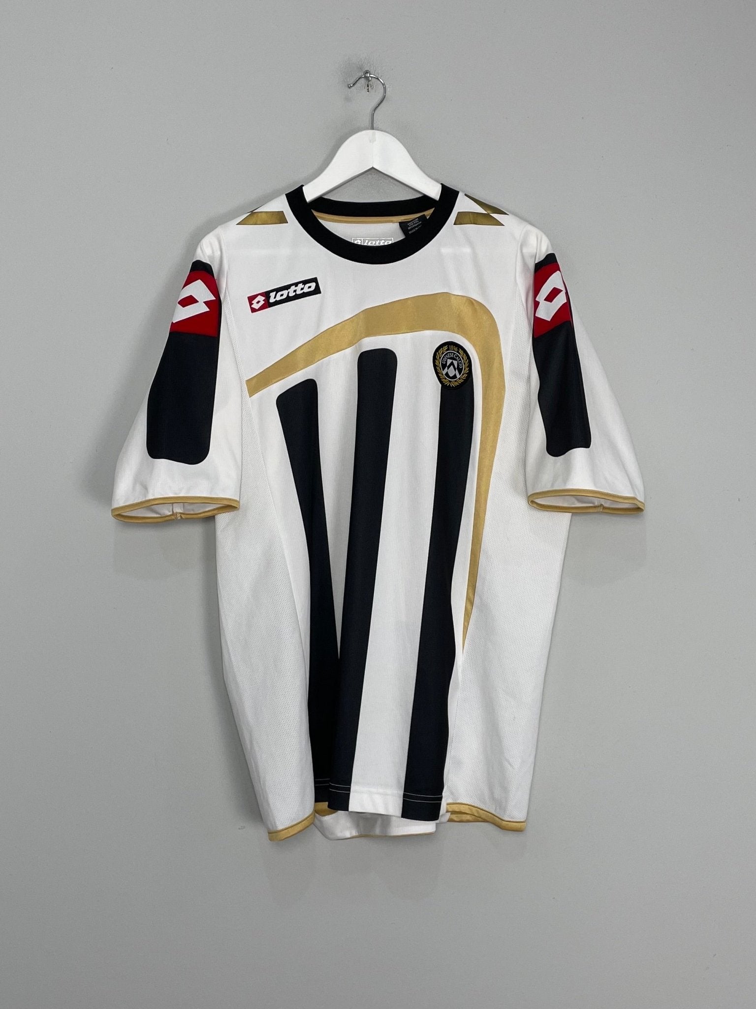 Shop 2009/10 UDINESE DI NATALE #10 HOME SHIRT (XXL) LOTTO, classic football shirts, vintage football shirts & retro soccer jerseys at Cult Kits