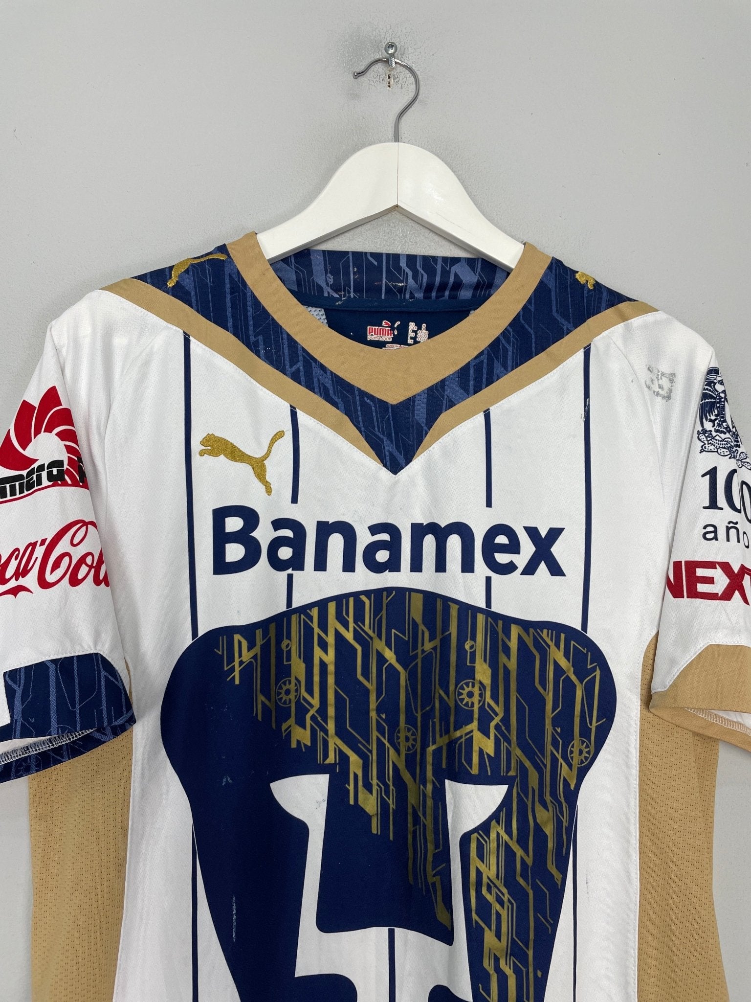 Shop 2009/10 UNAM PUMAS HOME SHIRT (M) PUMA, classic football shirts, vintage football shirts & retro soccer jerseys at Cult Kits