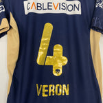 Shop 2009/10 UNAM PUMAS VERON #4 AWAY SHIRT (M) PUMA, classic football shirts, vintage football shirts & retro soccer jerseys at Cult Kits