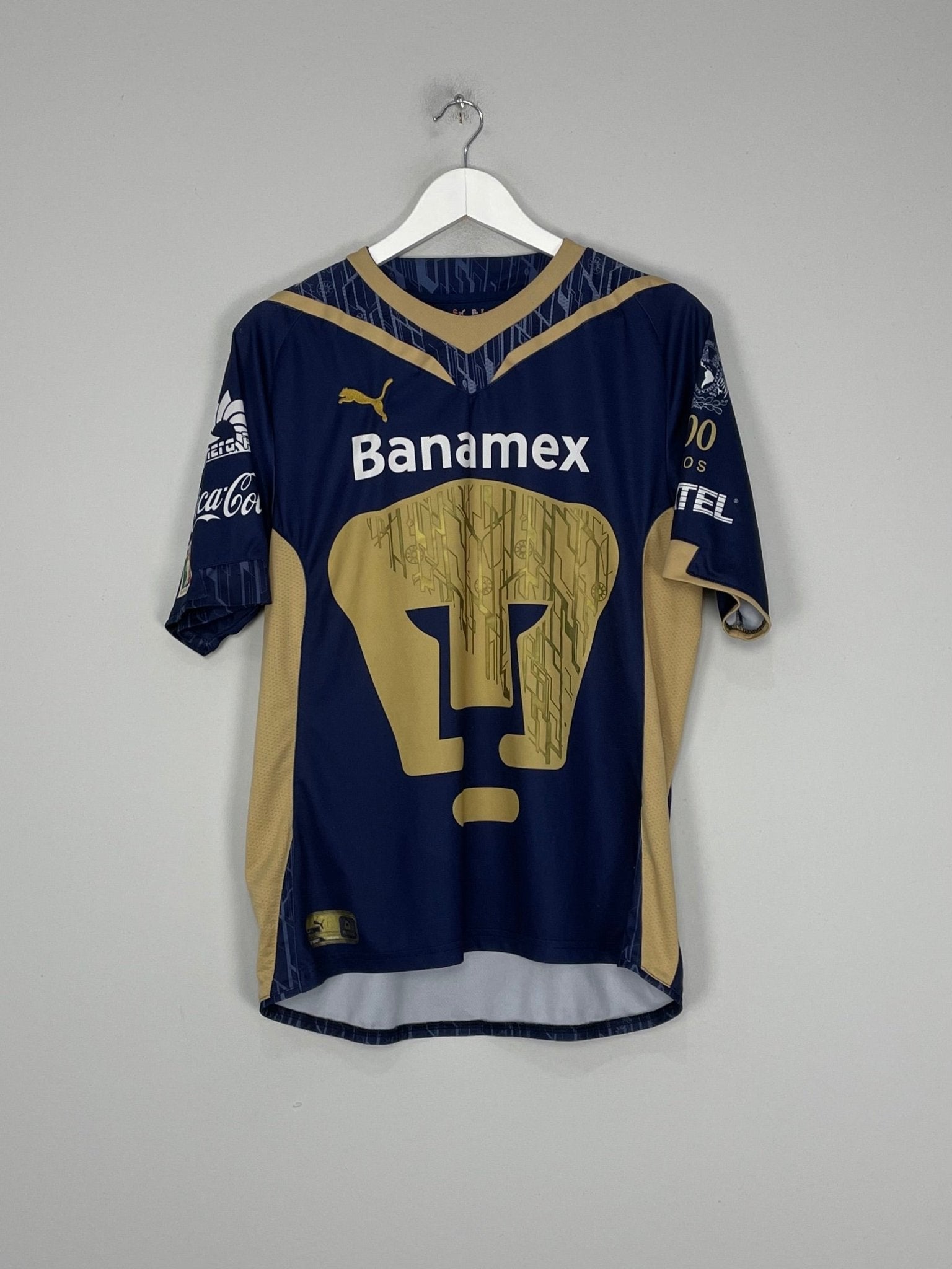 Shop 2009/10 UNAM PUMAS VERON #4 AWAY SHIRT (M) PUMA, classic football shirts, vintage football shirts & retro soccer jerseys at Cult Kits