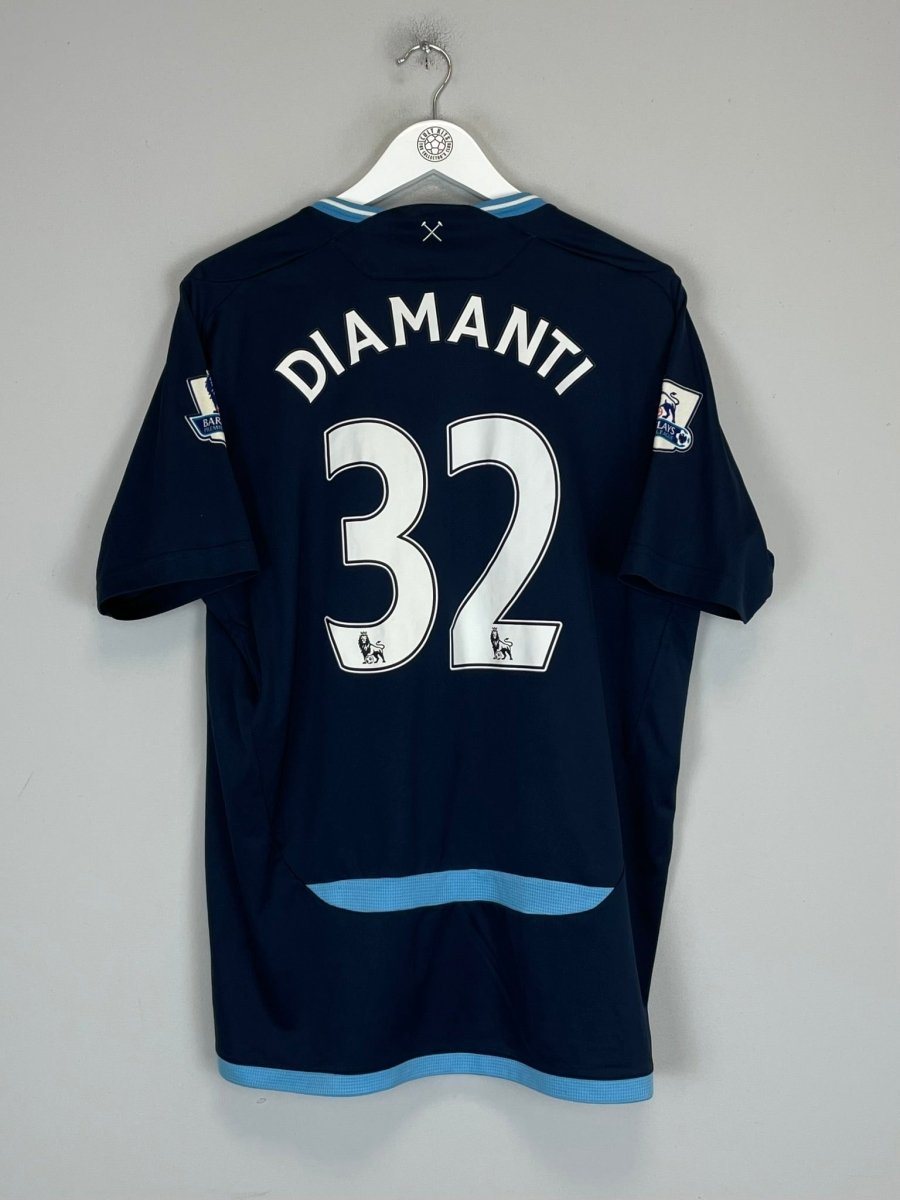 2009/10 WEST HAM DIAMANTE 32 AWAY SHIRT (L) UMBRO - Cult Kits - Large - Buy Vintage Football Shirts, Authentic Retro Football Shirts For Sale, Classic Football Shirts & Soccer Jersey