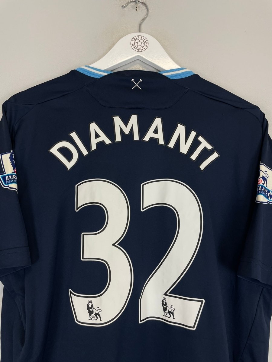 2009/10 WEST HAM DIAMANTE 32 AWAY SHIRT (L) UMBRO - Cult Kits - Large - Buy Vintage Football Shirts, Authentic Retro Football Shirts For Sale, Classic Football Shirts & Soccer Jersey