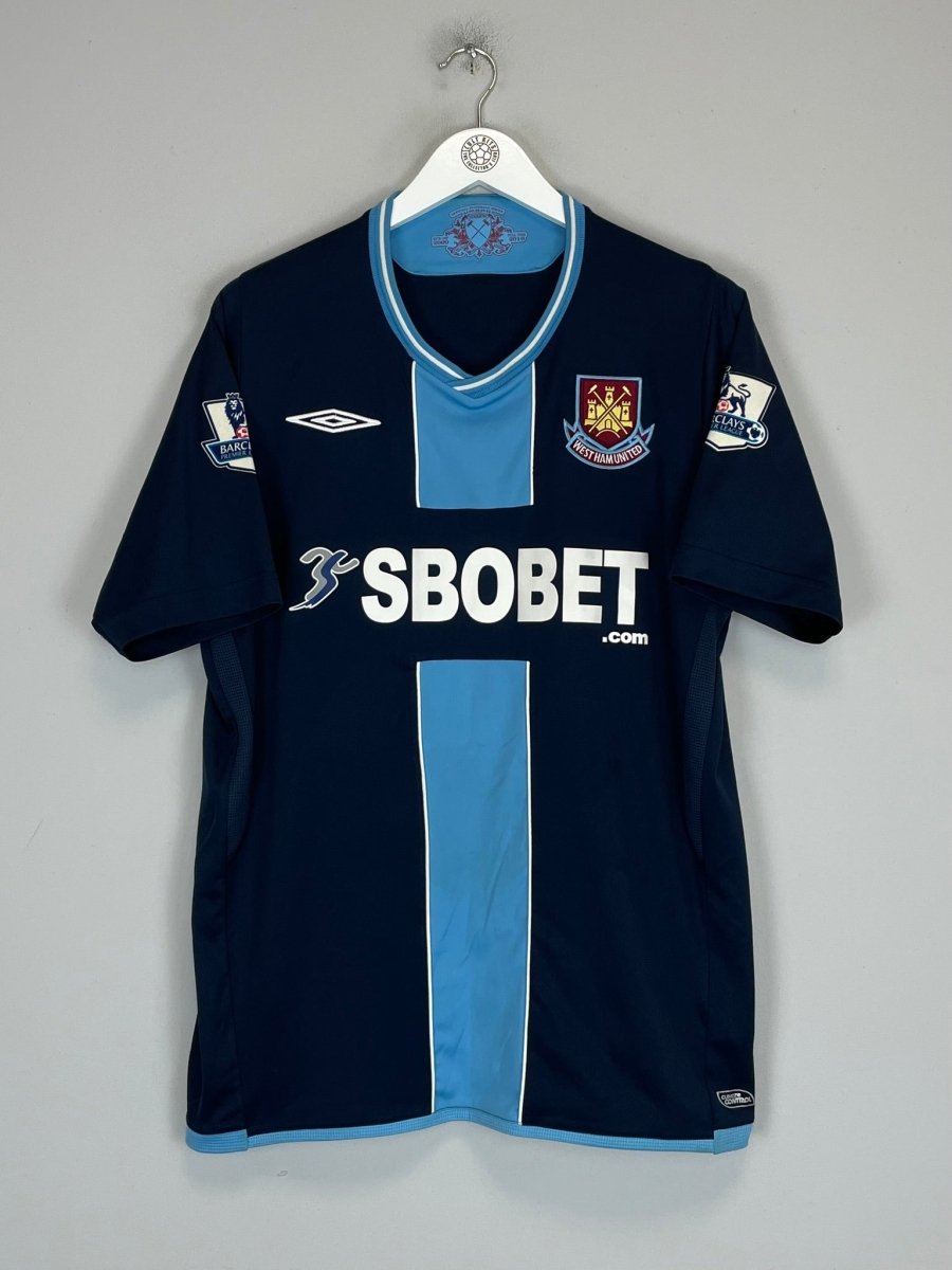 2009/10 WEST HAM DIAMANTE 32 AWAY SHIRT (L) UMBRO - Cult Kits - Large - Buy Vintage Football Shirts, Authentic Retro Football Shirts For Sale, Classic Football Shirts & Soccer Jersey