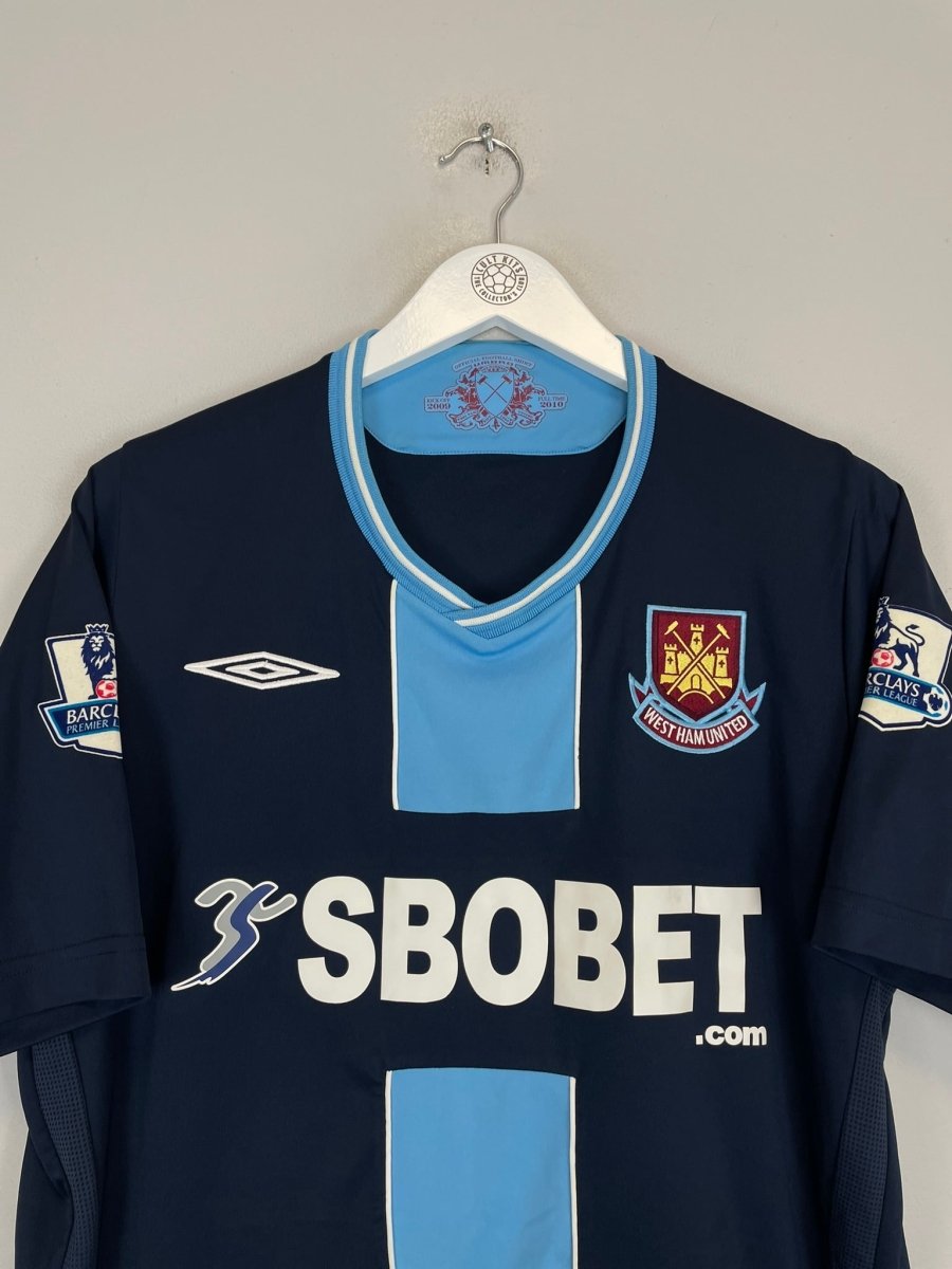 2009/10 WEST HAM DIAMANTE 32 AWAY SHIRT (L) UMBRO - Cult Kits - Large - Buy Vintage Football Shirts, Authentic Retro Football Shirts For Sale, Classic Football Shirts & Soccer Jersey