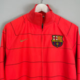 Shop 2009/11 BARCELONA TRACK JACKET (L) NIKE, classic football shirts, vintage football shirts & retro soccer jerseys at Cult Kits