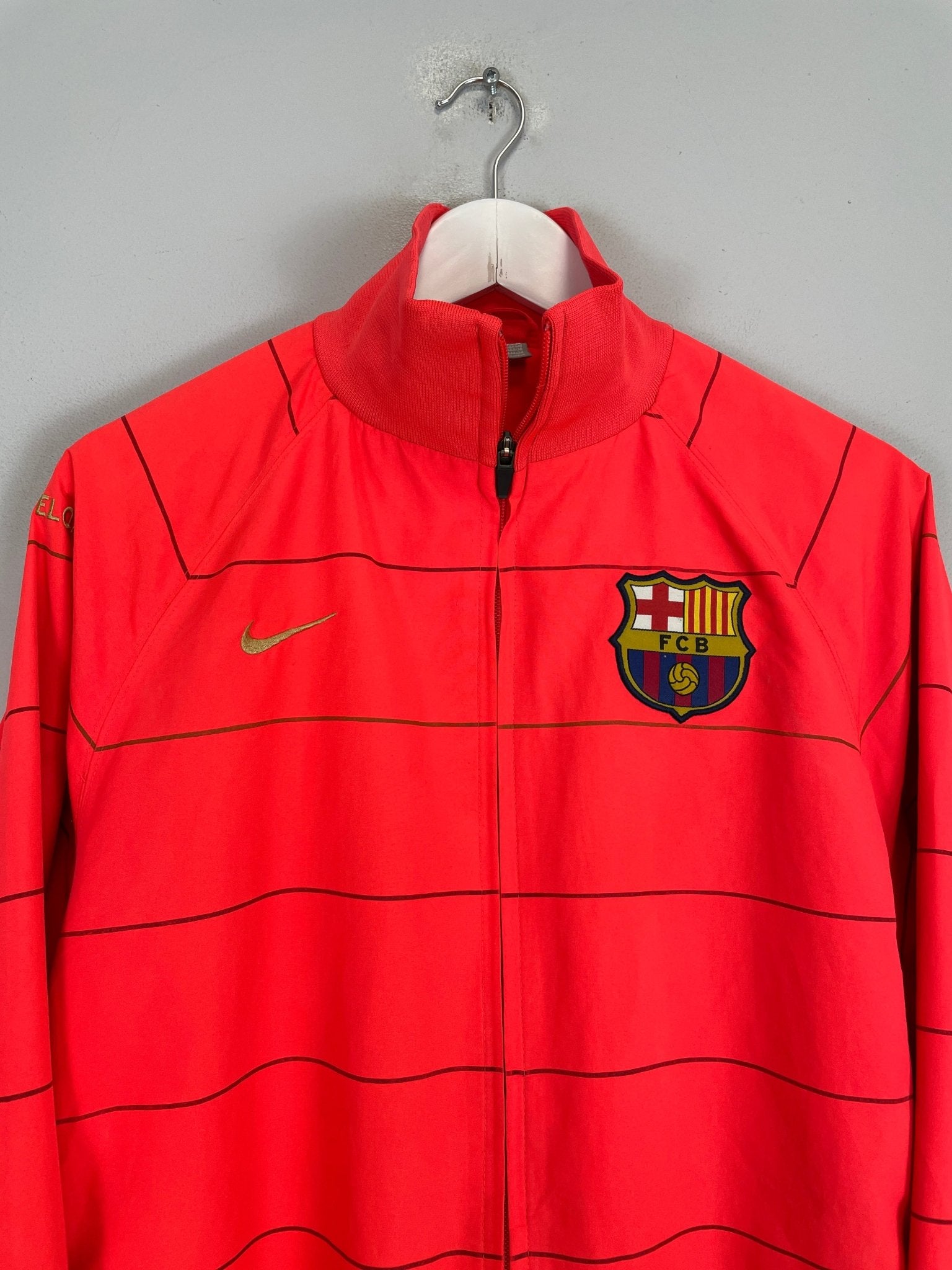 Shop 2009/11 BARCELONA TRACK JACKET (L) NIKE, classic football shirts, vintage football shirts & retro soccer jerseys at Cult Kits