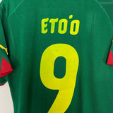 Shop 2009/11 CAMEROON ETO'O #9 HOME SHIRT (L) PUMA, classic football shirts, vintage football shirts & retro soccer jerseys at Cult Kits