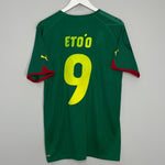 Shop 2009/11 CAMEROON ETO'O #9 HOME SHIRT (L) PUMA, classic football shirts, vintage football shirts & retro soccer jerseys at Cult Kits
