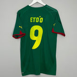 Shop 2009/11 CAMEROON ETO'O #9 HOME SHIRT (L) PUMA, classic football shirts, vintage football shirts & retro soccer jerseys at Cult Kits